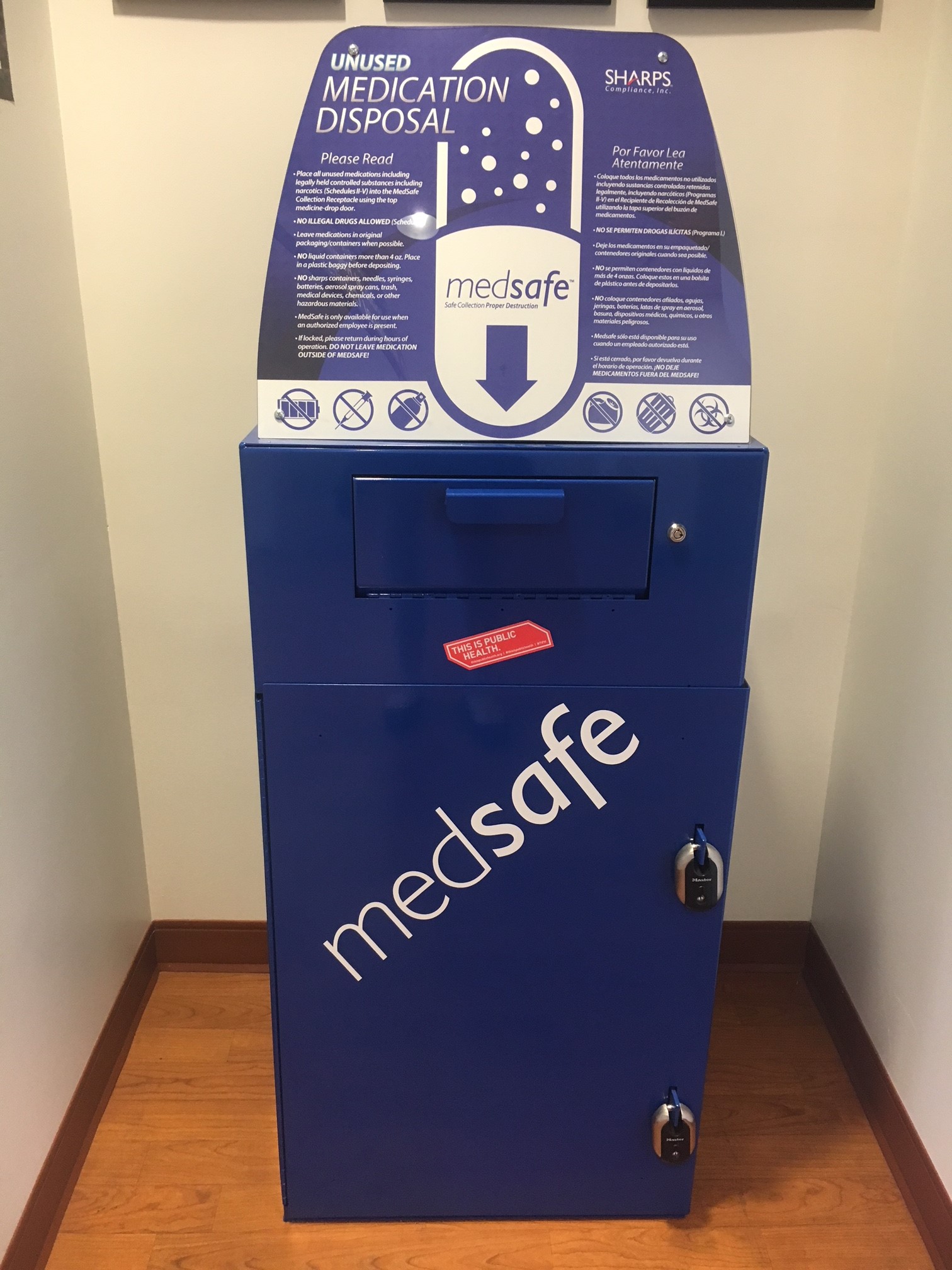Medsafe disposal box